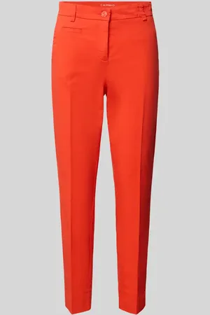 Cambio Spodnie materiałowe o kroju skinny fit w kant model ‘STELLA’