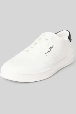 Calvin Klein Sneakersy z detalami z logo i sznurowaniem