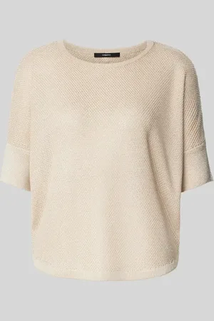 Someday Sweter z dzianiny z prążkowanymi wykończeniami model ‘Telanor’