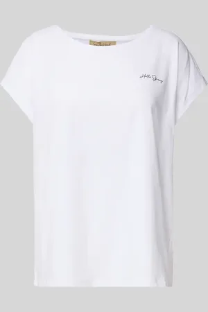 Smith and Soul T-shirt z haftem i okrągłym dekoltem
