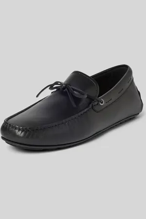 HUGO BOSS Mokasyny z wytłoczonym logo model ‘Noel’