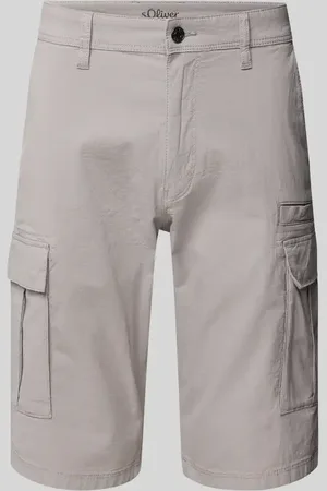 QS by s.Oliver Bermudy cargo o kroju relaxed fit z mieszanki bawełny i elastanu
