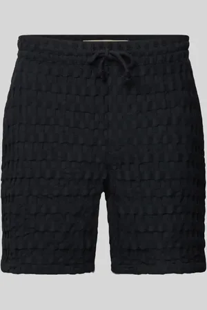 Only & Sons Szorty z dzianiny dresowej o kroju regular fit z fakturowanym wzorem model ‘TEL BRADDOCK’