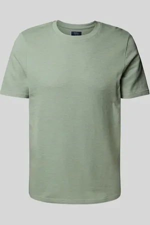 McNeal T-shirt z prążkowanym okrągłym dekoltem