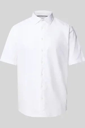 Jake*s Koszula biznesowa o kroju casual fit z rękawem o dł. 1/2