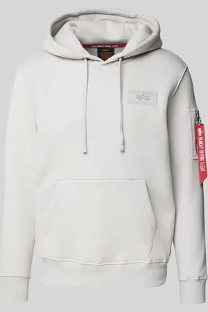 Alpha Industries Bluza z kapturem i naszywką z logo