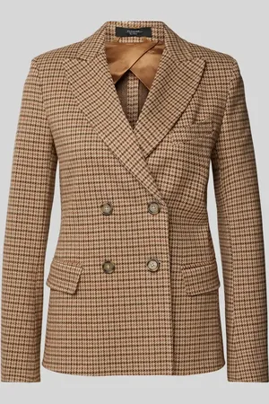 Max Mara Żakiet z kołnierzem z połami model ‘FUNGHI’