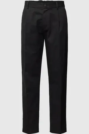 Calvin Klein Chinosy z zakładkami w pasie model ‘MODERN’