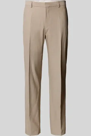 HUGO BOSS Spodnie do garnituru z kieszeniami z tyłu model ‘Leon’