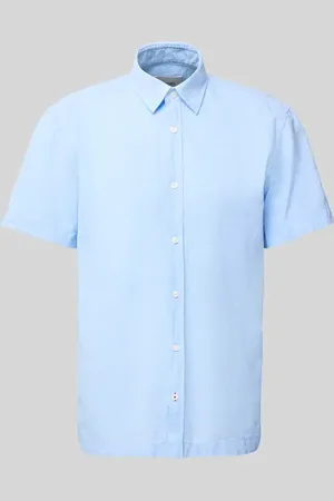 JOOP! Koszula casualowa o kroju regular fit z mieszanki lnu i bawełny