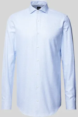 HUGO BOSS Koszula biznesowa o kroju slim fit z bardzo długim rękawem model ‘Hant’