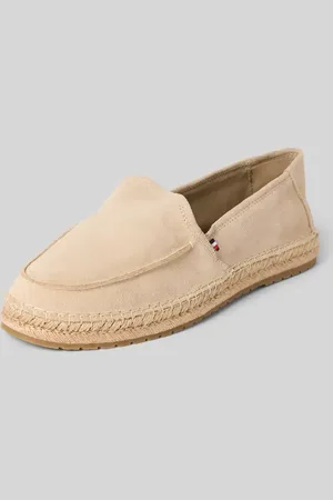 Tommy Hilfiger Mokasyny zamszowe z podeszwą ze sznurka