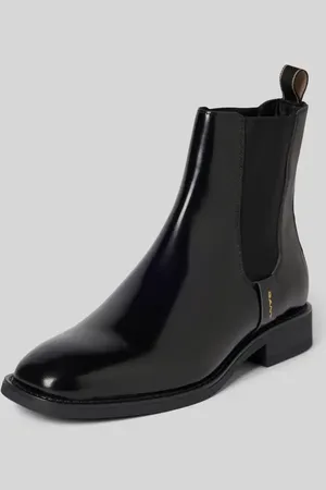GANT Buty chelsea ze skóry z detalem z logo model ‘Fayy’