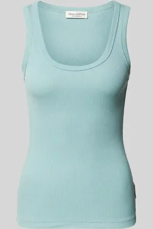 Marc O’ Polo Top o kroju slim fit z mieszanki bawełny