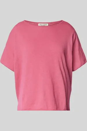 Marc O’ Polo Bluzka o kroju oversized z dzianiny z mieszanki bawełny i lnu