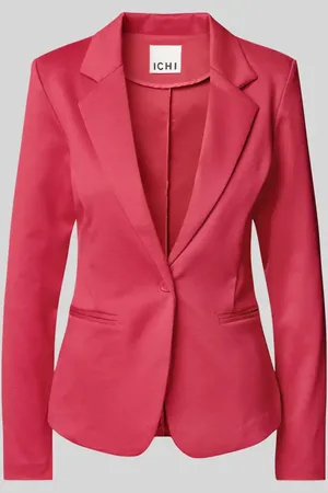 Ichi Żakiet o kroju slim fit z kołnierzem z połami model ‘KATE’