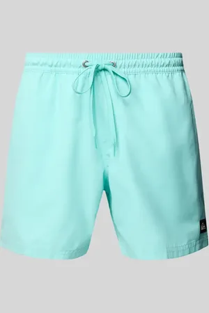 Quiksilver Spodenki kąpielowe z detalem z logo i elastycznym pasem