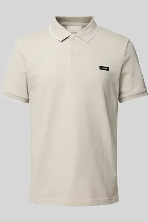 Calvin Klein Koszulka polo z detalem z logo