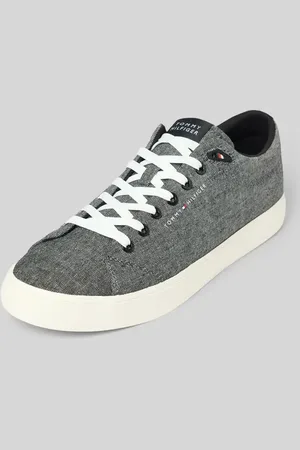 Tommy Hilfiger Sneakersy niskie z lnu chambray