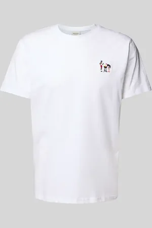 Dedicated T-shirt z haftem i okrągłym dekoltem model ‘BBQ’