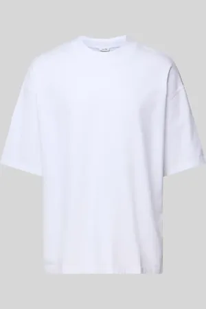 American Vintage T-shirt z prążkowanym, okrągłym dekoltem model ‘FAZY’