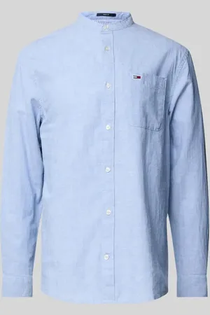 Tommy Hilfiger Koszula casualowa o kroju regular fit z mieszanki bawełny i lnu