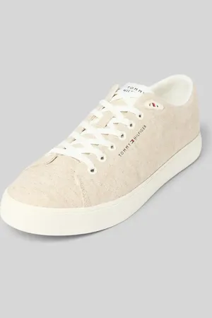 Tommy Hilfiger Sneakersy niskie z lnu chambray