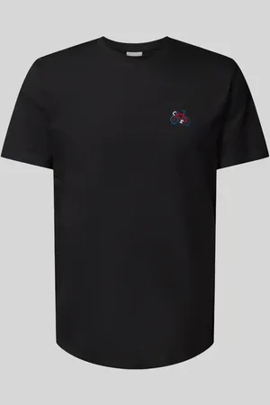Dedicated T-shirt z haftem i okrągłym dekoltem
