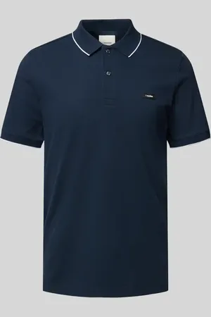 Calvin Klein Koszulka polo z detalem z logo
