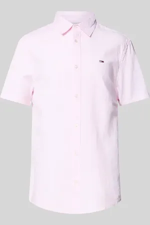 Tommy Hilfiger Koszula casualowa o kroju regular fit z mieszanki bawełny i lnu