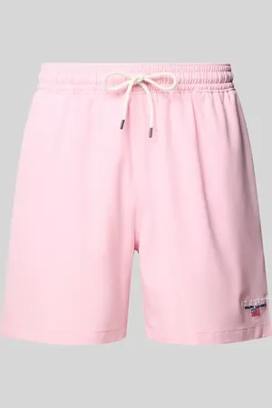 Ralph Lauren Spodenki kąpielowe o kroju relaxed fit z wyhaftowanym logo model ‘TRAVLER’