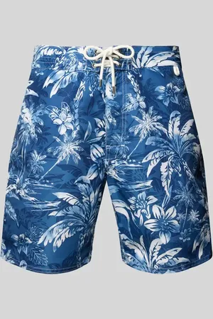 Ralph Lauren Spodenki kąpielowe o kroju relaxed fit z tunelem model ‘PALM ISLAND’