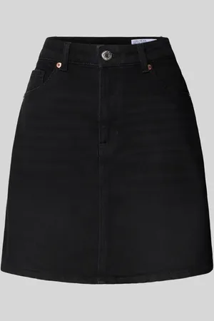 VERO MODA Spódnica jeansowa o kroju regular fit z 5 kieszeniami model ‘TESSA’