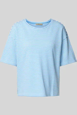 Smith and Soul T-shirt z prążkowanym okrągłym dekoltem
