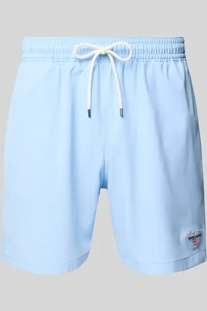 Ralph Lauren Spodenki kąpielowe o kroju relaxed fit z wpuszczanymi kieszeniami model ‘TRAVLER’