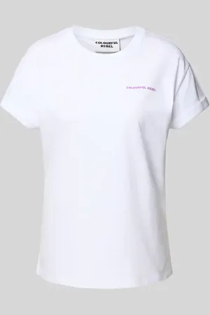 Colourful rebel T-shirt o pudełkowym kroju z nadrukiem z tyłu