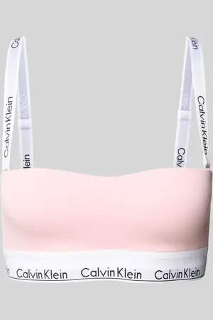 Calvin Klein Biustonosz z elastycznym paskiem z logo model ‘IDEAL’