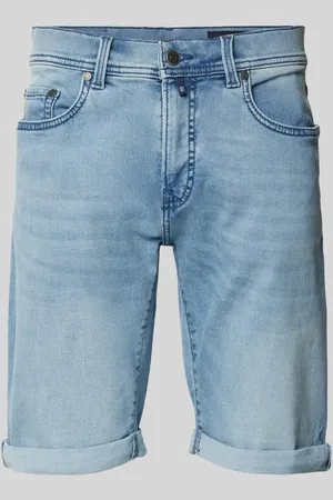Pierre Cardin Szorty jeansowe z wpuszczanymi kieszeniami model ‘Sisteron’