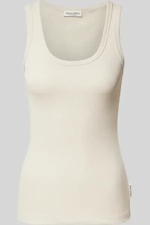 Marc O’ Polo Top o kroju slim fit z mieszanki bawełny