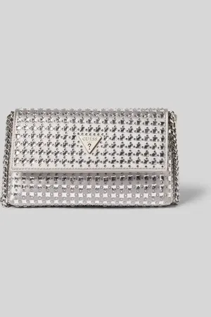 Guess Torba na ramię z obszyciem kamieniami stras model ‘ZALINA’