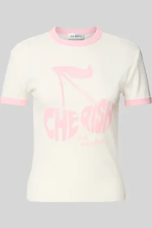 Oh April T-shirt z nadrukiem z logo