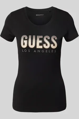 Guess T-shirt z okrągłym dekoltem