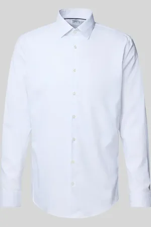 Jake*s Koszula biznesowa o kroju slim fit z dodatkiem streczu