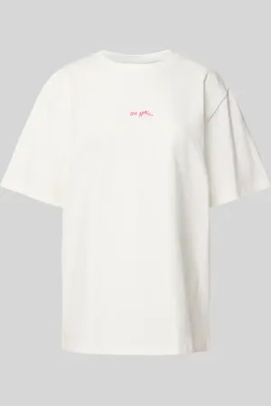 Oh April T-shirt o kroju oversized z nadrukiem z logo
