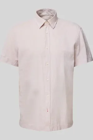 JOOP! Koszula casualowa o kroju regular fit z mieszanki lnu i bawełny