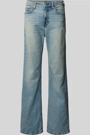 Ralph Lauren Jeansy z szeroką nogawką i 5 kieszeniami model ‘HIRS’