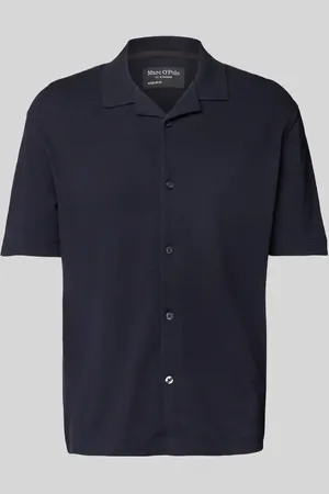Marc O’ Polo Koszulka polo o kroju regular fit z mieszanki bawełny i lnu