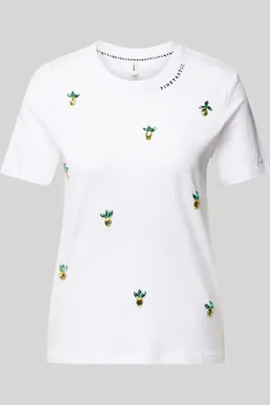 ONLY T-shirt o kroju regular fit z czystej bawełny model ‘KITA’