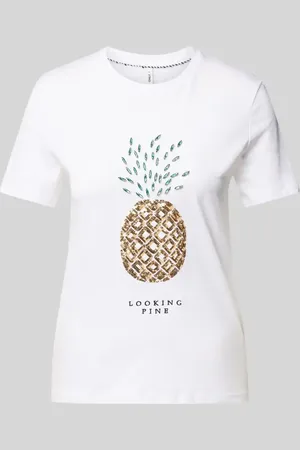 ONLY T-shirt o kroju regular fit z czystej bawełny model ‘KITA’