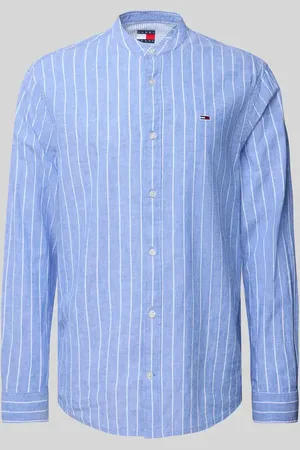 Tommy Hilfiger Koszula casualowa o kroju regular fit z mieszanki bawełny i lnu